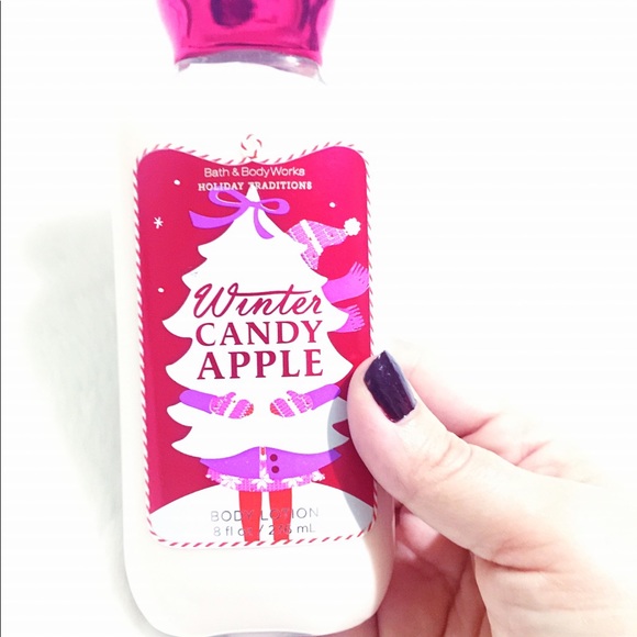 🆓w/$🛍❄️Winter Candy Apple🍎Bath & Body Works Scented Shea Butter Lotion 🧴 - Picture 2 of 16
